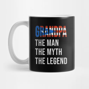 Grand Father Puerto Rican Grandpa The Man The Myth The Legend - Gift for Puerto Rican Dad With Roots From  Puerto Rico Mug